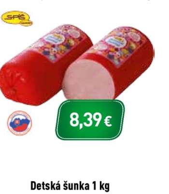 Detská šunka 1 kg