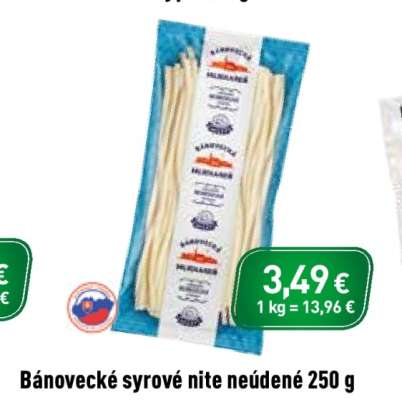Bánovecké syrové nite neúdené 250 g