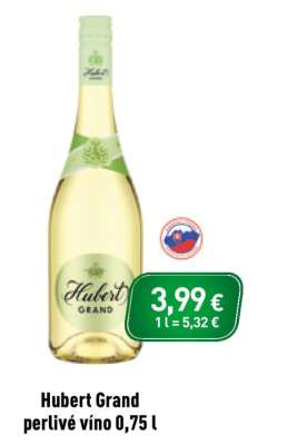 Hubert Grand perlivé víno 0,75 l
