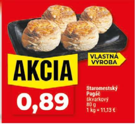 Staromestský Pagáč škvarkový