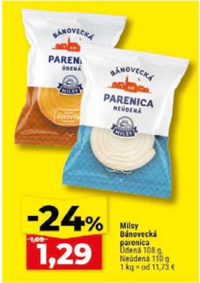 Milsly Bánovecká parenica