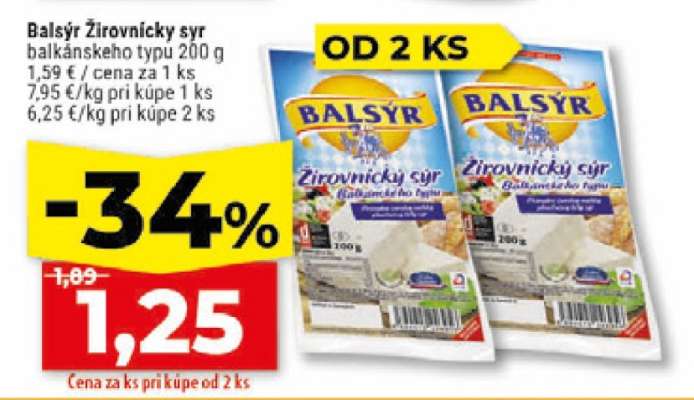 Balsýr Žirovnický sýr