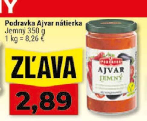 Podravka Ajvar nátierka