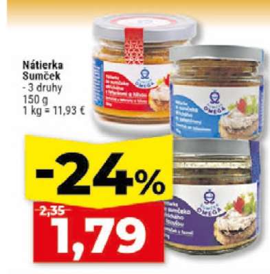 Nátierka sumček