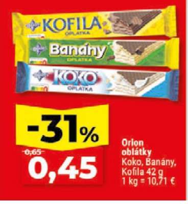 Orion oplátky