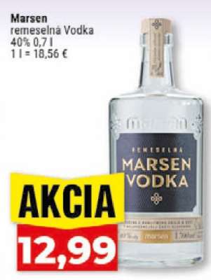 Marsen remeselná Vodka