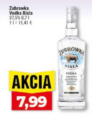 ZUBROWKA Vodka Biala