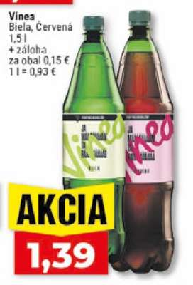 Vinea biela, červená