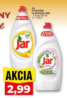 JAR Prostriedok na umývanie riadu