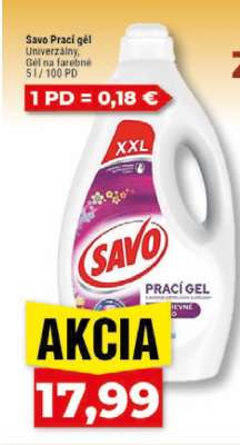 Savo prací gél