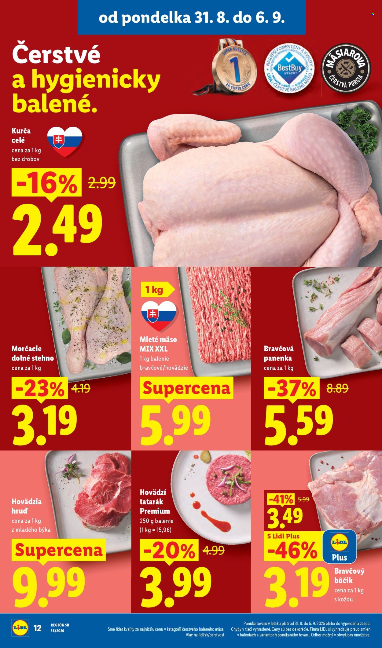 Leták Lidl - 31.8.2026 - 6.9.2026. Strana 12
