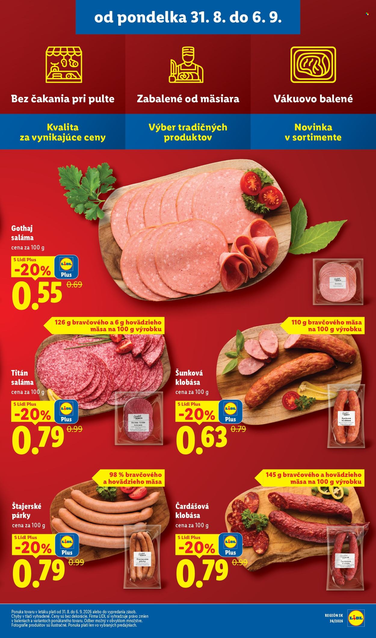 Leták Lidl - 31.8.2026 - 6.9.2026. Strana 15