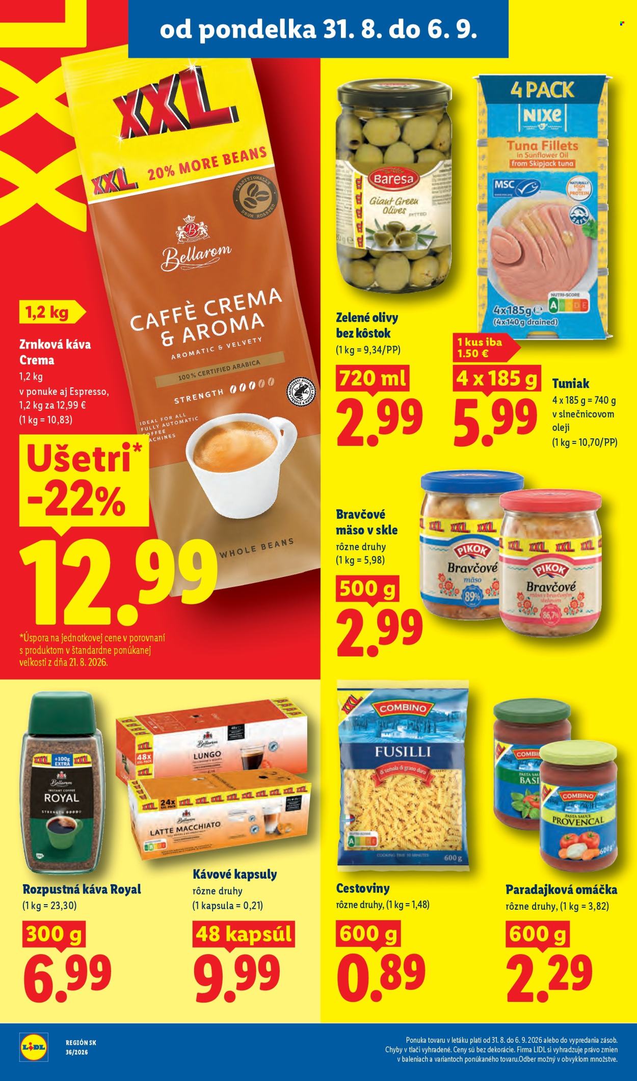 Leták Lidl - 31.8.2026 - 6.9.2026. Strana 38