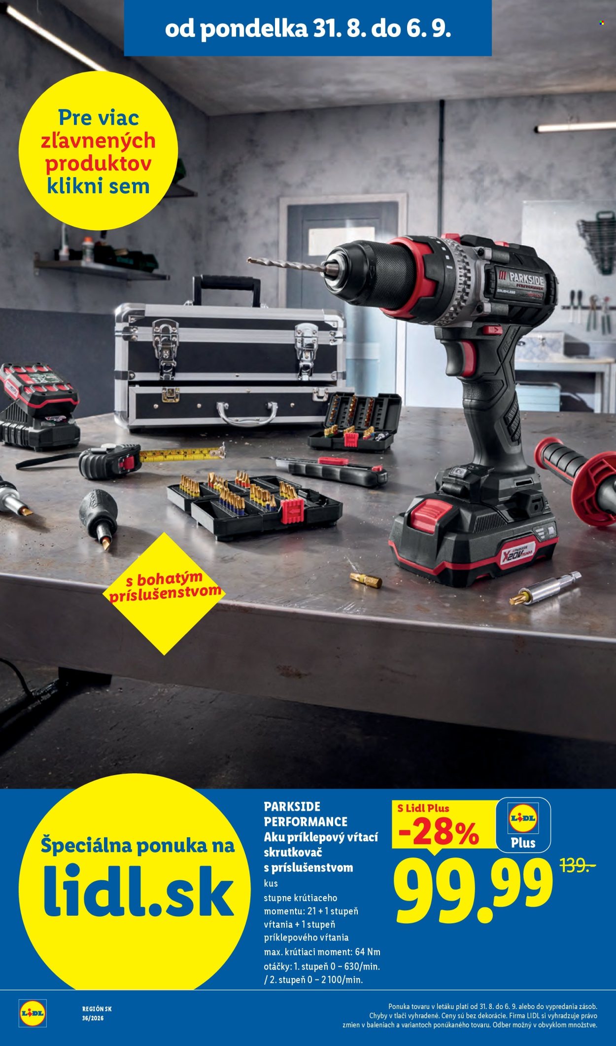 Leták Lidl - 31.8.2026 - 6.9.2026. Strana 58