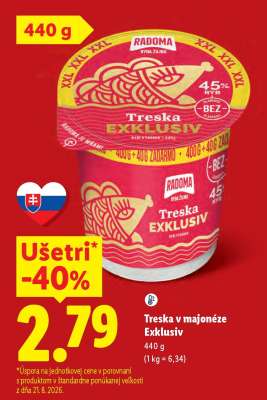 Treska v majonéze Exklusiv