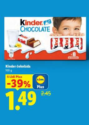KINDER Čokoláda