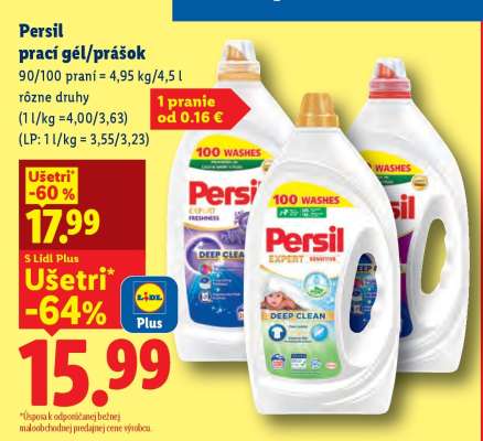 Persil prací gél / prášok