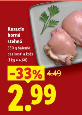 Kuracie horné stehná