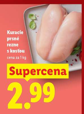 Kuracie prsné rezne s kosťou