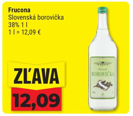 Fručona Slovenská borovička
