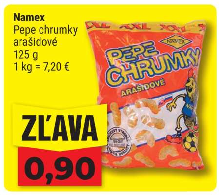 NAMEX PEPE Chrumky arašidové