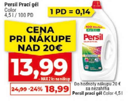 Persil Prací gél Color 4,5 l