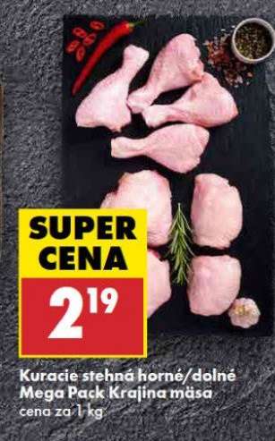 Kuracie stehná horné/dolné mega pack Krajina mäsa
