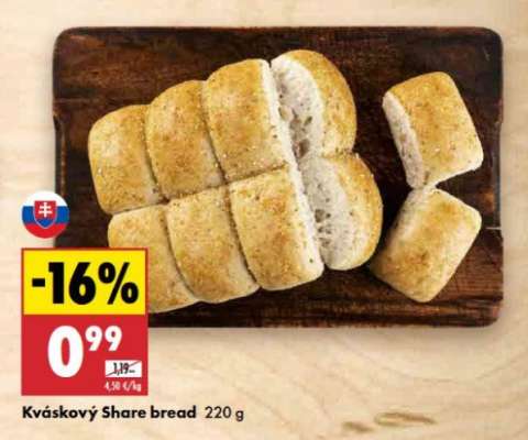 Kváskový Share Bread