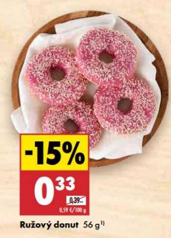 Ružový donut