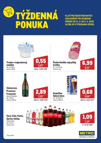 Leták Metro - 31.8.2026 - 6.9.2026.