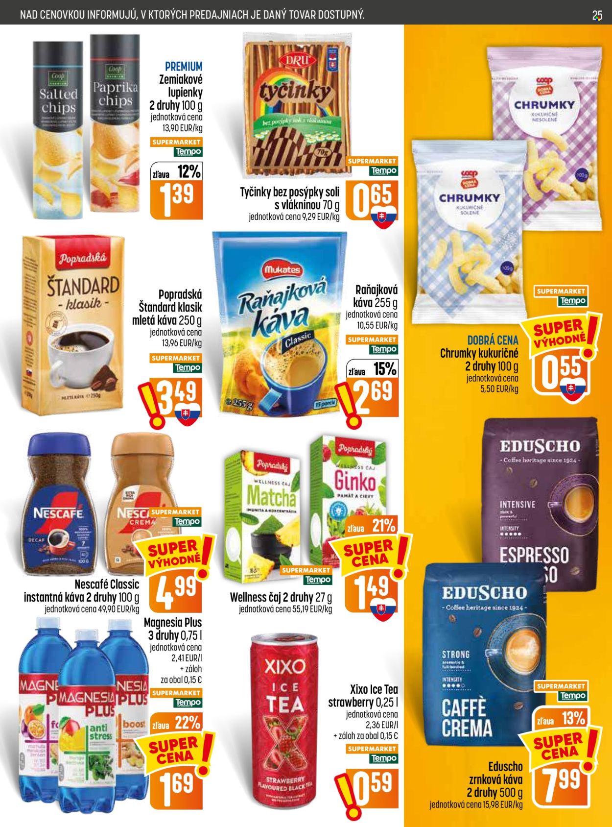 Leták COOP Jednota - 3.9.2026 - 9.9.2026. Strana 25