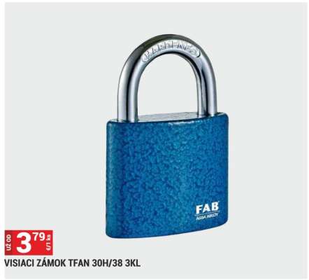 VISIACI ZÁMOK TFAN 30H/38 3KL