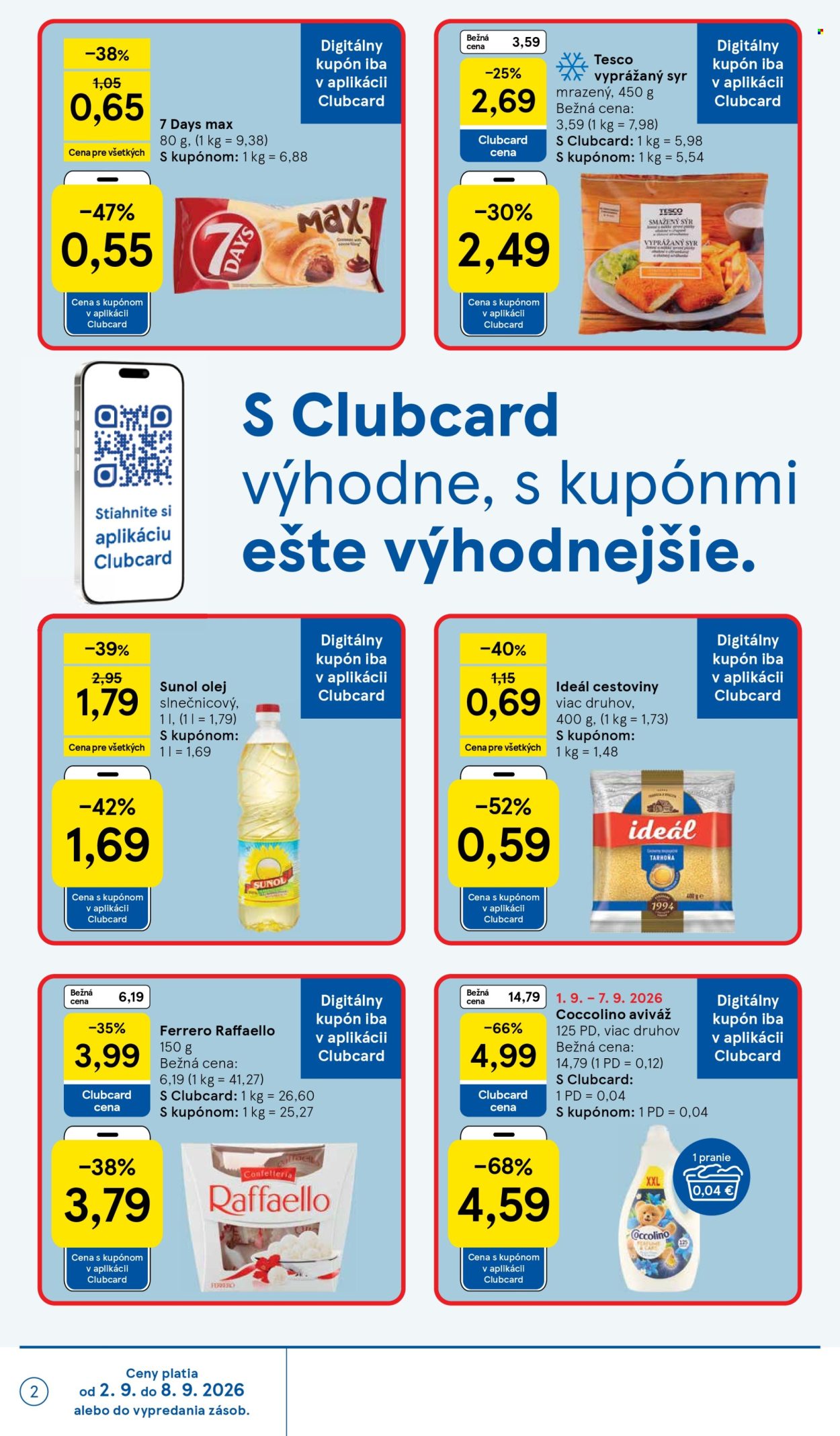 Leták TESCO - 2.9.2026 - 8.9.2026. Strana 2