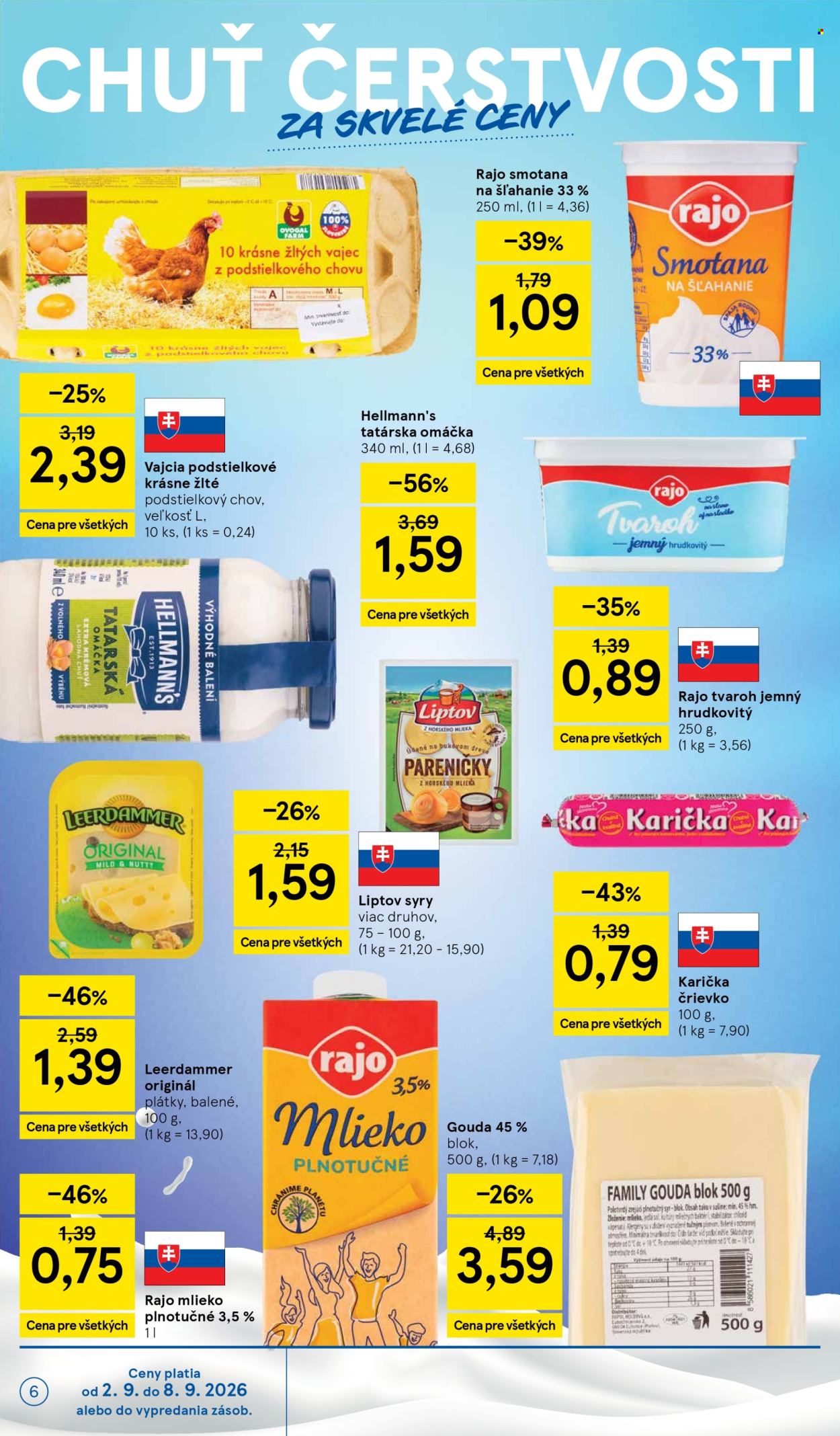 Leták TESCO - 2.9.2026 - 8.9.2026. Strana 6