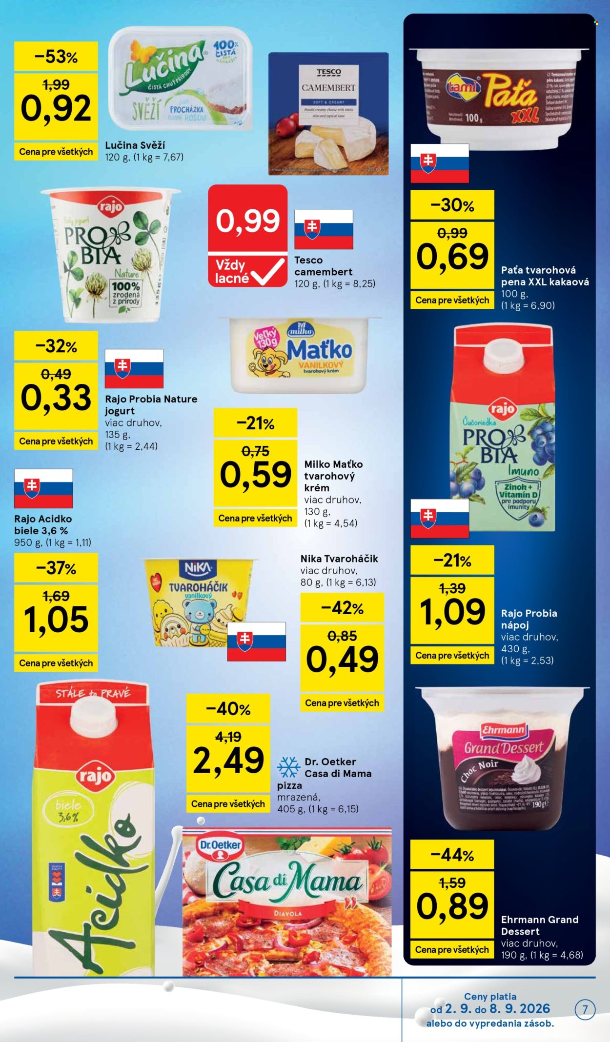Leták TESCO - 2.9.2026 - 8.9.2026. Strana 7