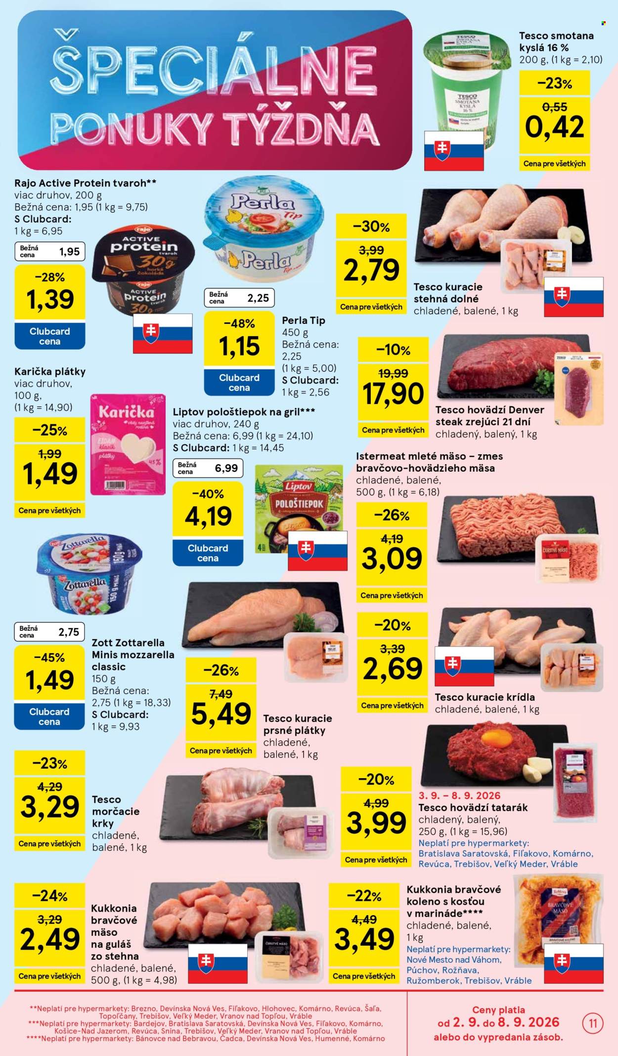 Leták TESCO - 2.9.2026 - 8.9.2026. Strana 11