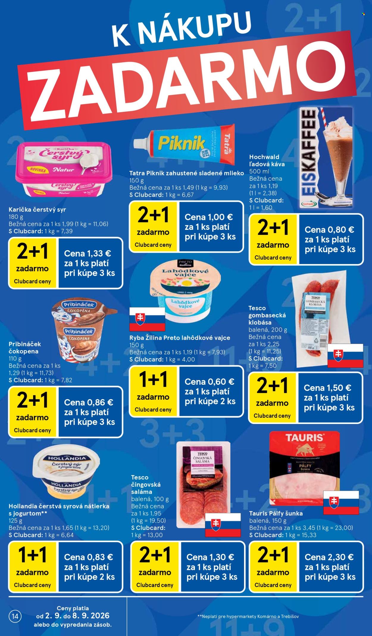 Leták TESCO - 2.9.2026 - 8.9.2026. Strana 14