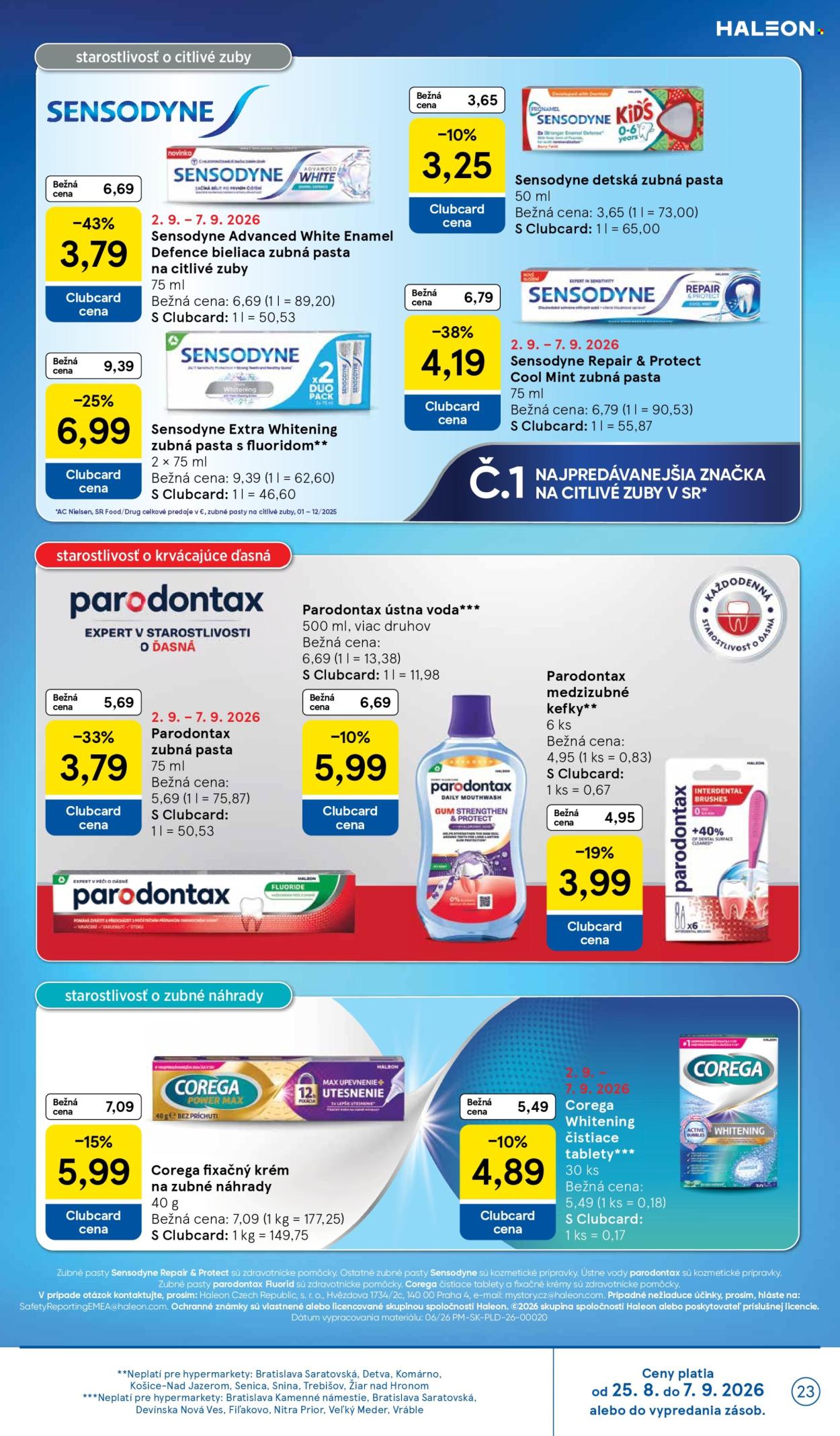 Leták TESCO - 2.9.2026 - 8.9.2026. Strana 23