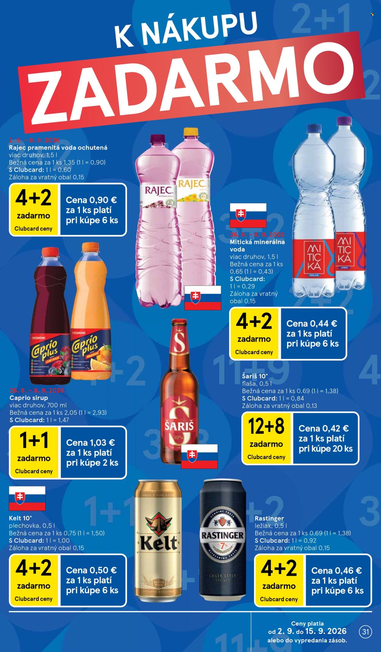Leták TESCO - 2.9.2026 - 8.9.2026. Strana 31