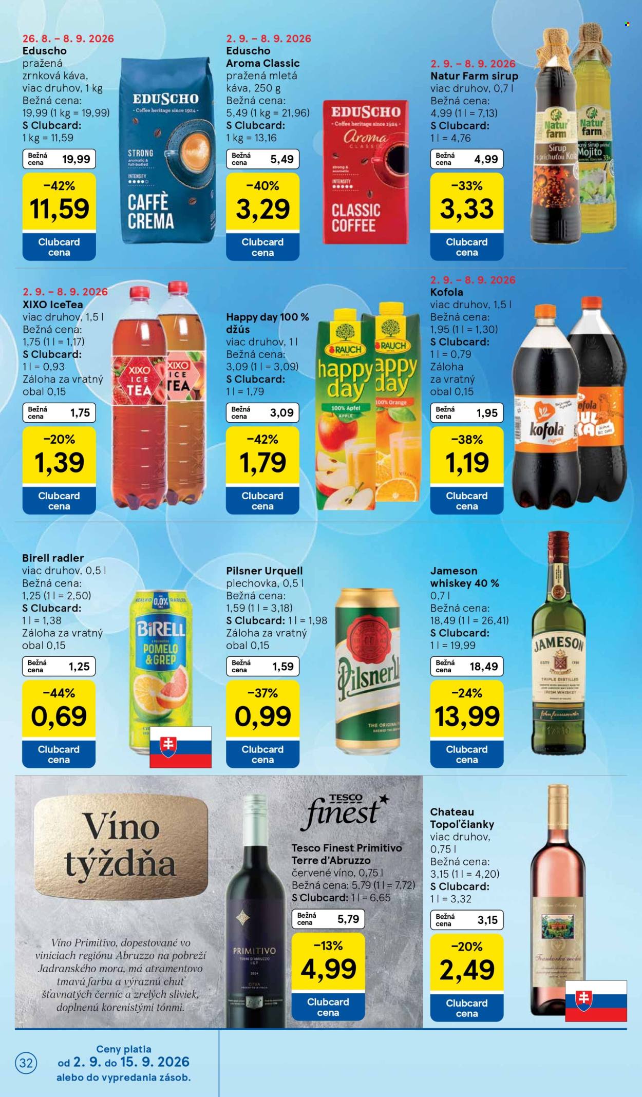 Leták TESCO - 2.9.2026 - 8.9.2026. Strana 32