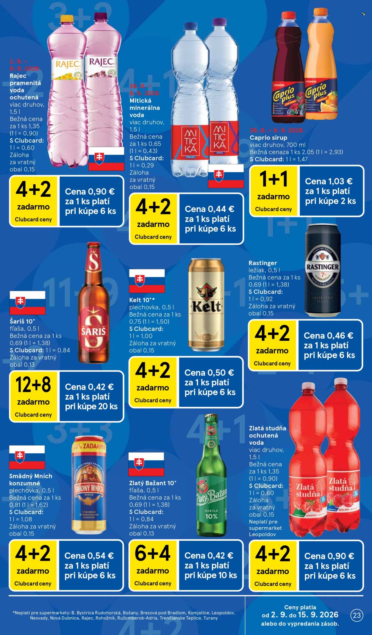 Leták TESCO supermarket - 2.9.2026 - 8.9.2026. Strana 23
