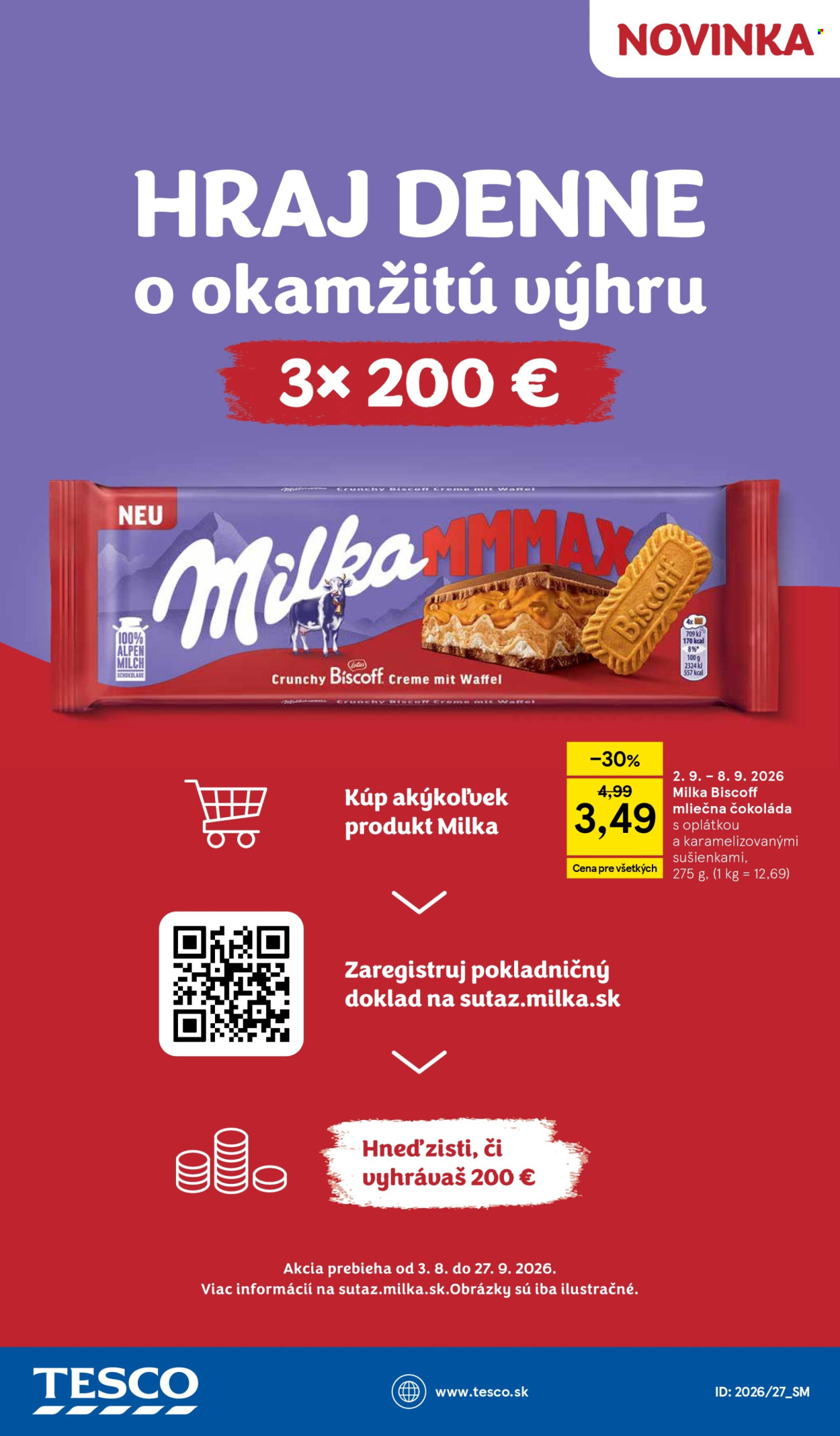Leták TESCO supermarket - 2.9.2026 - 8.9.2026. Strana 29
