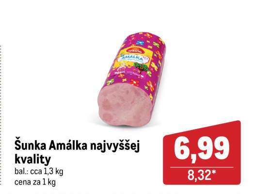 Šunka Amálka najvyššej kvality