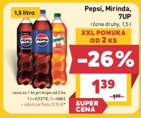 Pepsi, Mirinda, 7UP