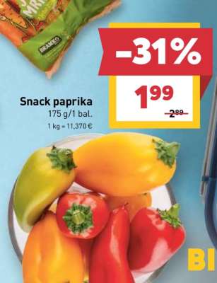 Snack paprika