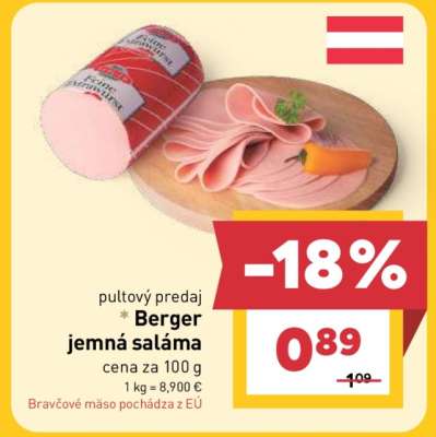 BERGER Jemná saláma