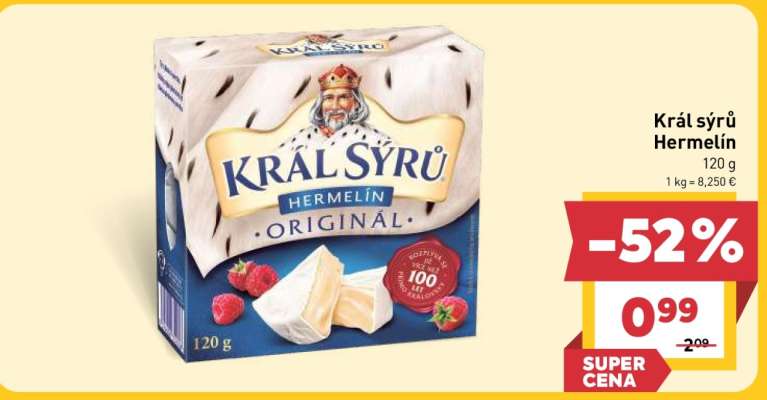 KRÁL SÝRŮ Hermelín