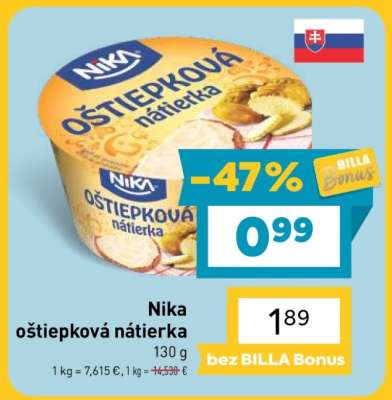Nika oštiepková nátierka