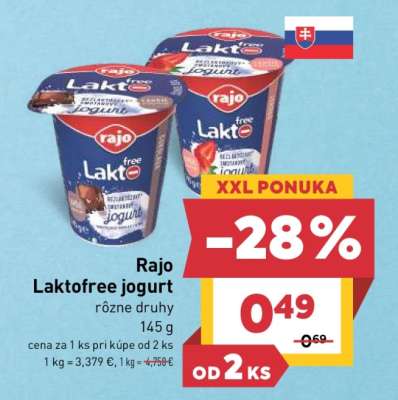 Rajo Laktofree jogurt