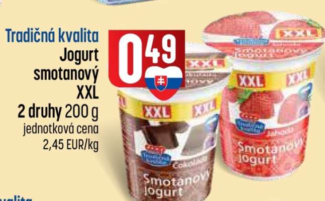 Jogurt smotanový XXL